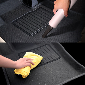 Tapis de sol Kagu sur mesure 3D MAXpider (noir) compatible avec Tesla Model Y Juniper 2026 - Ensemble complet - Product Image 5