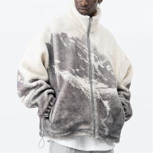 Unisex Wholesale <b>Men's</b> <b>Soft</b> <b>Shell</b> Fleece <b>Jacket</b> Stand Collar Hooded Waterproof Windbreaker OEM - Product Image 3