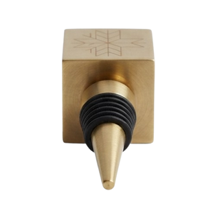 Bouchon de bouteille de vin durable, sur mesure, décoration de mariage, bouchon de vin doré, forme unique - Product Image 6