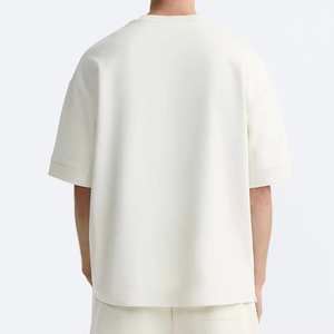 ราคาขายส่ง MOQ ต่ำ ชุดฤดูร้อนแห้งเร็ว ระบายอากาศได้ดี น้ำหนักเบา ชุดเซ็ตสองชิ้น กางเกงขาสั้น สำหรับผู้ชาย - Product Image 4