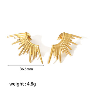 สร้อยคอแฟชั่นสไตล์อินเทรนด์แบบใหม่ล่าสุด ชุบทอง 18K PVD บนสแตนเลสสตีล กันน้ำ เหมาะสำหรับผู้หญิง - Product Image 5