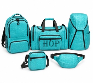 Personalized cheerleading glitter <b>backpack</b> with custom colors and logo print options High quality practice Cheer <b>Backpack</b> set - Product Image 5