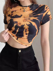 Camisetas Personalizadas de Verano para Mujer, Casuales, de Manga Corta, con Ombligo Descubierto, de Alta Calidad, Estilo Crop Top, Ecológicas, Ligeras, Ajustadas, con Logotipo - Product Image 3