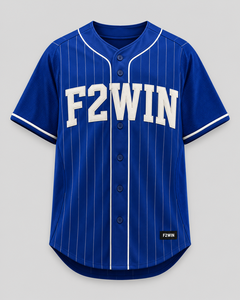 เสื้อเบสบอล F2WIN ผู้ชายสีแดงดำลายทางแขนสั้นซับเหงื่อออกแบบได้ตามต้องการชื่อทีมระบายอากาศได้ดีแห้งเร็ว - Product Image 4