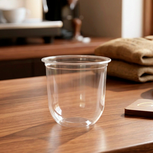 Clear PP <b>Plastic</b> <b>Cup</b> Round 95mm Diameter Beverage <b>Cup</b> for Coffee Tea Juice Disposable <b>Cup</b> - Product Image 1