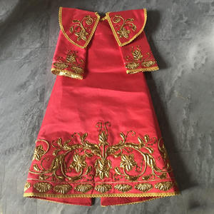 Vestido bordado a mano San Antonio De Padua con hilo de oro, diseño nuevo, hecho a medida, trajes y faldas bordadas en venta - Product Image 6