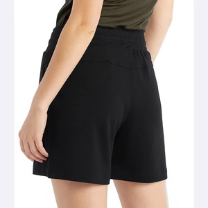 Custom Women's Fleece Shorts Drawstring <b>Waist</b> Closure Regular Fit Eco-Friendly Quick Dry 100% Cotton Custom Logo <b>Waist</b> - Product Image 5