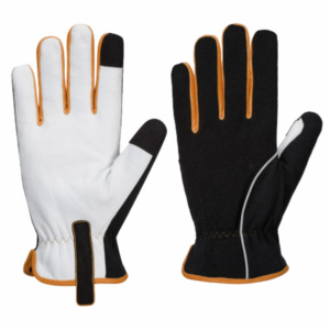 ถุงมือหนังแพะสังเคราะห์ Amara Heavy-Duty สำหรับการปกป้องมือขั้นสูงสุดในงานก่อสร้าง งานช่าง และงานเครื่องจักร - Product Image 6