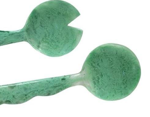 Cuillères en résine, serveurs à salade, faits à la main, écologiques, finition miroir, colorés, compatibles lave-vaisselle, logo personnalisé, pour fêtes, Inde, en gros - Product Image 2