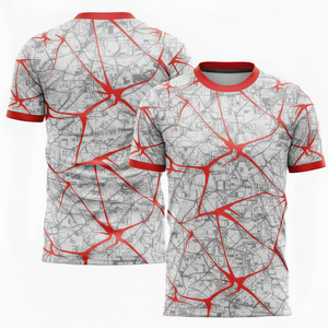 Conjunto de Uniforme de Fútbol Sublimado con Logotipo Personalizado, Uniformes de Entrenamiento de Secado Rápido, Equipación de Club, Estilo Retro, Corte 100% Automatizado - Product Image 1