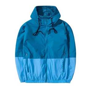 Veste coupe-vent à capuche ajustable grande taille, prix de gros, veste coupe-vent la plus vendue - Product Image 4