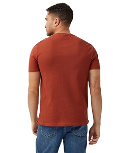 Men's Customizable Casual Style <b>Waffle</b> Henley Tee 100% Cotton Solid Pattern Quick Dry & Eco Friendly - Product Image 5