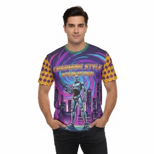 Ventes en gros de t-shirts personnalisés, t-shirts de sport pour hommes, évacuation de l'humidité, fabrication en usine - Product Image 3