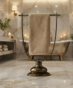 Porta toallas de estilo vintage para encimera, para habitaciones de hotel, habitaciones de huéspedes, estilo real, elegante, duradero, para uso en baño y lavabo. - Product Image 5