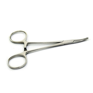 Pinza Hemostática Curva Kelly Profesional Reutilizable de Acero Inoxidable, Pinza para Arterias, Instrumento Médico Quirúrgico - Product Image 6