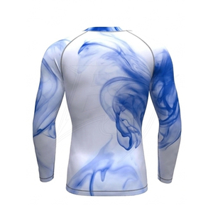 Camiseta de Protección Solar Sublimada Personalizada, Transpirable, para Hombre, para Deportes Acuáticos al Aire Libre, Tejido Ligero de Spandex - Product Image 2