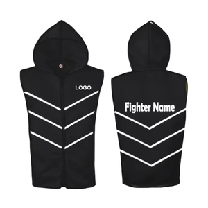 Débardeur de boxe sans manches personnalisé sérigraphié respirant pour entraînement en salle de sport, unisexe, professionnel - Product Image 1