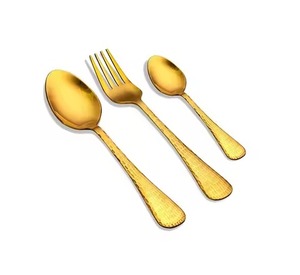Service de couverts en laiton doré Royal Dining, collection d'ustensiles de table haut de gamme pour restaurant et hôtel - Product Image 2