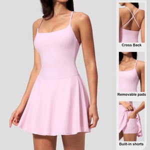 Falda Deportiva Plisada 2 en 1 de Cintura Alta para Mujer, con Bolsillo, para Running, Tenis, Pádel, Golf y Pickleball - Product Image 4