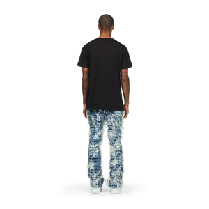 Pantalons en jean slim déchirés pour hommes, de haute qualité, style européen et américain, tendance et délavés - Product Image 5