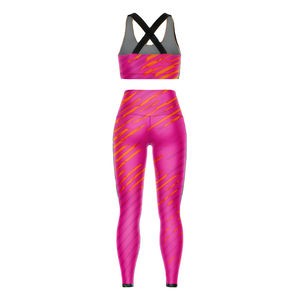 Vêtements de sport OEM à marque privée : Crop top, Leggings et Brassière de sport pour femme, imprimés par sublimation sur mesure, et Leggings de yoga - Product Image 4