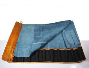 Bolsa y Estuche para Cuchillos de Chef, Hechos a Mano, de Cuero Genuino, Modelo LKR-0333 - Product Image 3