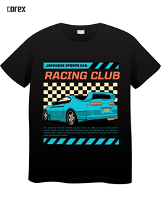 Camisetas Premium Formales para Hombre con Estampado DTF, Poliéster/Algodón, Tejido de Punto de 220 g, Diseño Sólido, Logotipo Frontal, Manga Corta, Transferencia Rápida - Product Image 2