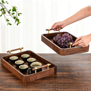 Assiette de service en bois de qualité supérieure pour la maison, la cuisine, le restaurant, l'hôtel, le buffet et la présentation des aliments, disponible au meilleur prix - Product Image 5