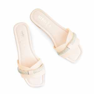 Fawn Formelle Dames Pantoufles Plats Style FR8287 - Product Image 1