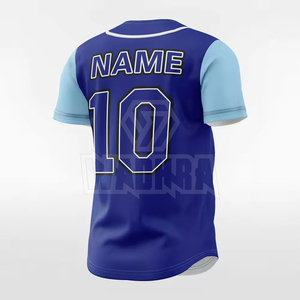 เสื้อเบสบอลพรีเมียมแบบสั่งทำพิเศษสำหรับผู้เล่น พร้อมแขนสั้นระบายอากาศได้ดี สำหรับชุดทีม - Product Image 5