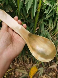 Vintage Buffalo Horn Tea <b>Spoons</b> Long Handle Mirror Polish Durable <b>Serving</b> <b>Spoon</b> for Coffee Tea Dining - Product Image 5