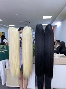 Blonde 613 Couleur Droite Full HD Lace Perruque Perruque de Cheveux Humains Bruts 100% Vendeur de Cheveux Vierges avec Extensions de Cheveux Vietnamiens Bruts - Product Image 4