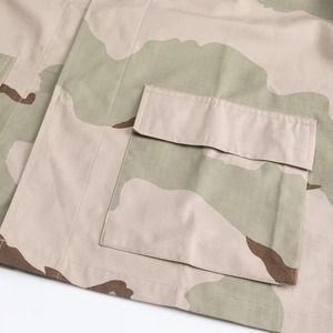 Three Color Desert <b>Camo</b> Outdoor Uniform Set with <b>Jacket</b> and Pants Custom Tactical and Hunting Suit - Product Image 5