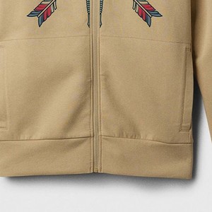 Sweat-shirt à capuche zippé décontracté pour garçons, en polaire, imperméable, avec poche, été, broderie personnalisée, fabricant OEM ODM - Product Image 3