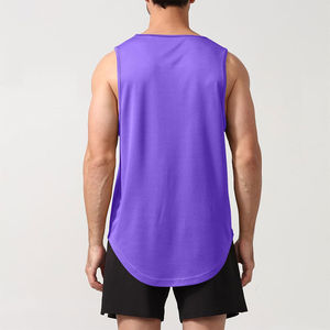 Customized <b>Mesh</b> Men Athletic Gym tank <b>Top</b> Custom logo Unisex tank <b>Top</b> Comfortable Wholesale Men Muscle Tank <b>Tops</b> For Workout - Product Image 2