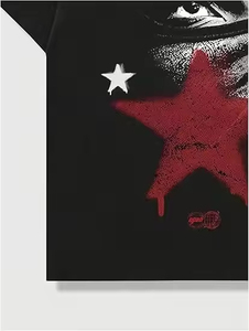 Camiseta Corta de Algodón Tejido de Alta Calidad con Dobladillo Cóncavo, Estilo Urbano Deportivo, Corte Regular, 250 GSM, para Hombre - Product Image 4