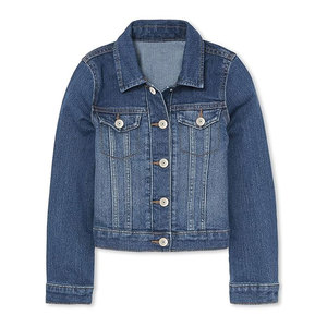 Veste en jean élégante en coton pour enfants, garçons et filles, confortable, décontractée, séchage rapide, légère, respirante, pour l'école - Product Image 1