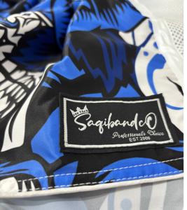 Pantalones Cortos de Entrenamiento de Muay Thai y Kickboxing Estilo Retro Personalizados - Blancos, de Spandex/Poliéster, Ligeros y de Secado Rápido para Hombre - Product Image 6