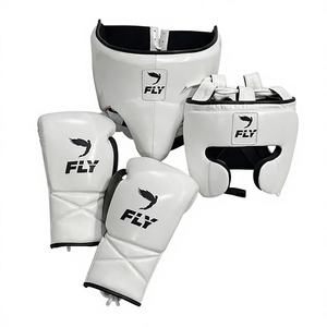 New Arrival Protective Original Leather Fly Boxing Sparing <b>Set</b> Custom Made MMA Kickboxing Professional Training Fly Boxing Kit - Product Image 6