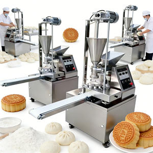 Machine de fabrication de momos et de gâteaux de lune de table HJ-CM014-B, haute efficacité 3000 pièces/h pour <span class=keywords><strong>la</strong></span> production de pains farcis au porc - Product Image 1