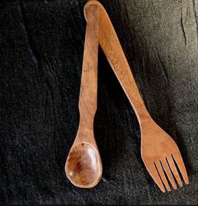 Ensemble de saladiers en bois écologiques, légers, ustensiles de cuisine, vaisselle, couverts, ensemble de saladiers pour mélanger les salades au meilleur prix - Product Image 1