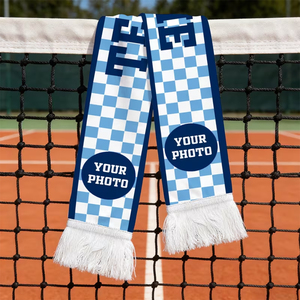 Bufanda Deportiva de Invierno Unisex Personalizada para Club de Fútbol, Tejida en Lana Acrílica Pura, con Servicio OEM, Bufanda de Seda Personalizada - Product Image 3