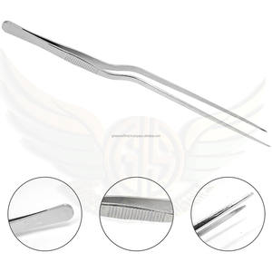 แหนบสแตนเลสสำหรับทำอาหารสีฟ้า - Product Image 4