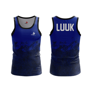 Camisetas sin mangas casuales para hombre, teñidas con tinte, de fibra de algodón y bambú, 100% algodón, tejidas, con logotipo frontal personalizado, ecológicas, de secado rápido - Product Image 1