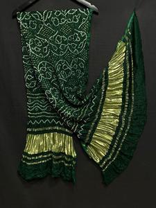 Dupatta en soie modale pure Rai Bandhej avec un design traditionnel fantaisie, collection de vêtements ethniques de qualité supérieure pour les occasions festives - Product Image 5