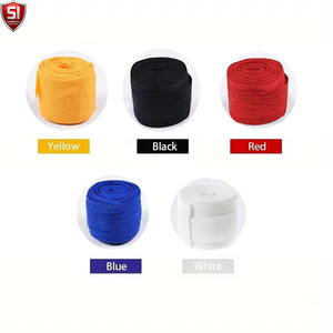 Bandages de boxe avec boucle pour le pouce, en coton respirant, absorbant l'humidité, pour l'entraînement MMA et Muay Thai - Product Image 1