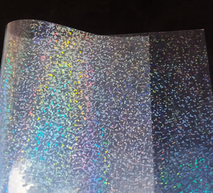 High Gloss Holographic Cold <b>Laminating</b> Film <b>Sheet</b> Roll Waterproof Protective Sparkle Film for Labels Posters & Creative Projects - Product Image 4