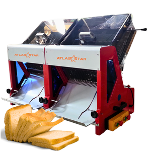 เครื่องทำขนมปังอัตโนมัติ Atlas Star รุ่น Double Bread ผลิตขนมปังได้ปริมาณมาก พร้อมเครื่องตัดขนมปังแบบสองหัว และเครื่องหั่นขนมปัง อุปกรณ์เบเกอรี่ - Product Image 4