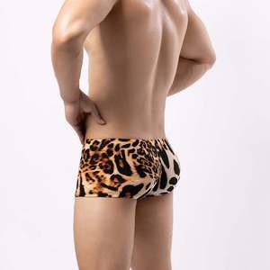 Leopard Print Underwear <b>Boxer</b> Briefs Low Rise Breathable Men's <b>Trunks</b> Shorts Soft and Skin Friendly Underpants Wear-Resistant - Product Image 5