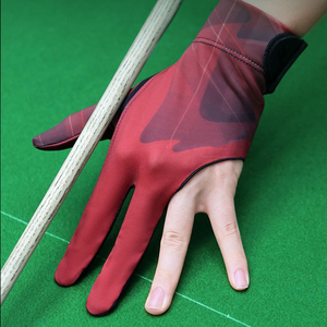 Guantes de Snooker con Diseño Moderno y Elegante, Impresos con Fibra de Carbono, Transpirables, de Spandex, con Palma Suave - Product Image 3